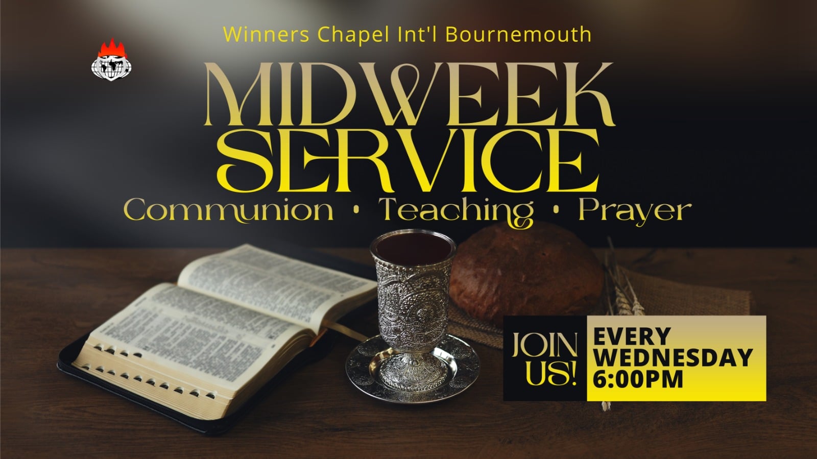 MIDWEEK TEACHING/COMMUNION SERVICE