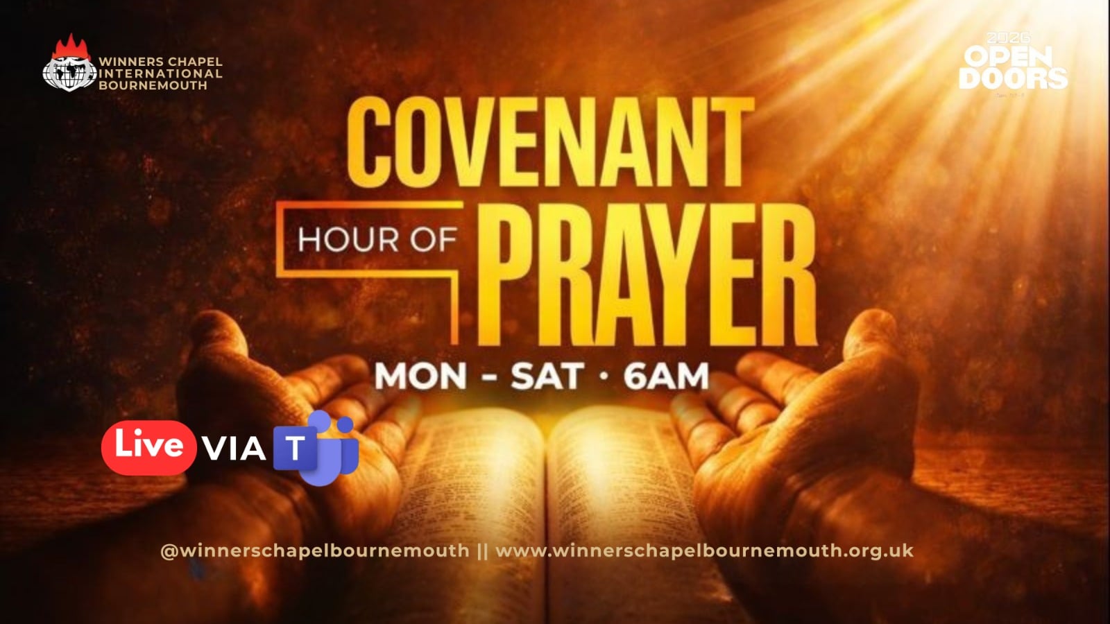 COVENANT HOUR OF PRAYER